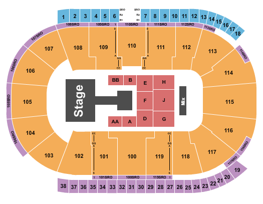 Coca-Cola Coliseum Seating Chart: P1Harmony