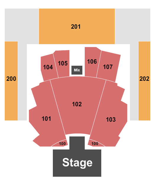 Coca-Cola Roxy Seating Chart: Endstage Catwalk