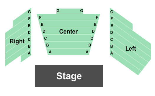 Coconino High School Theatre Seating Chart: Endstage