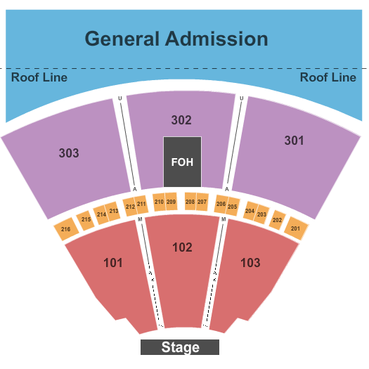 Amphitheatre Cogeco Seating Chart: Endstage