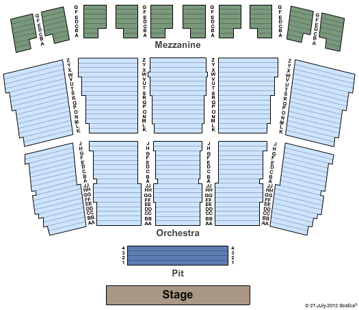 Colden Center Seating Chart