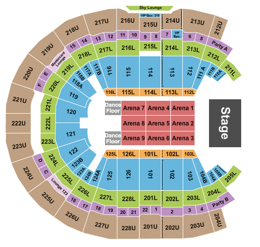 Coliseo De Puerto Rico Seating Chart: Dalvin La Melodia