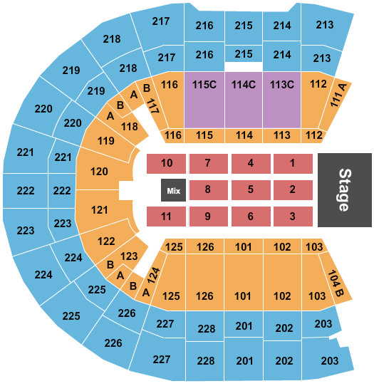 Coliseo De Puerto Rico Seating Chart: Endstage 3