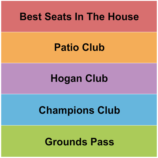 Colonial Country Club Seating Chart