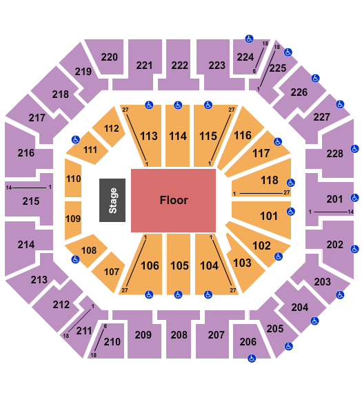 Colonial Life Arena Seating Chart: 85 South