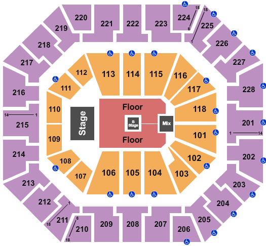 Colonial Life Arena Seating Chart: Casting Crowns