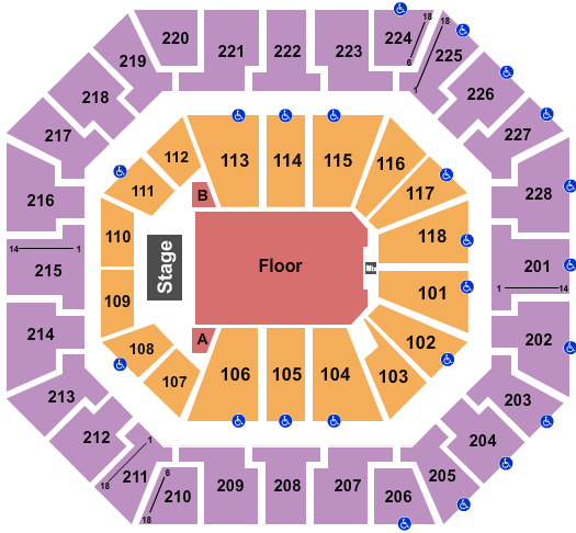 Colonial Life Arena Seating Chart: Comedy