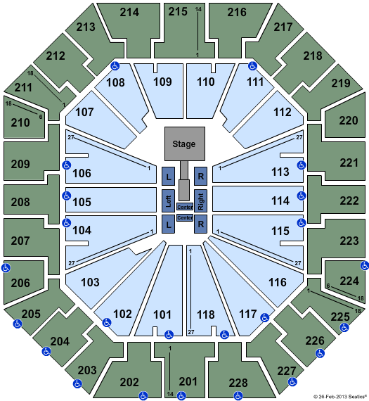 Colonial Life Arena Seating Chart