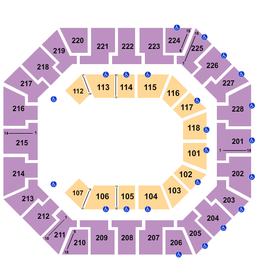 Colonial Life Arena Seating Chart: MonsterJam