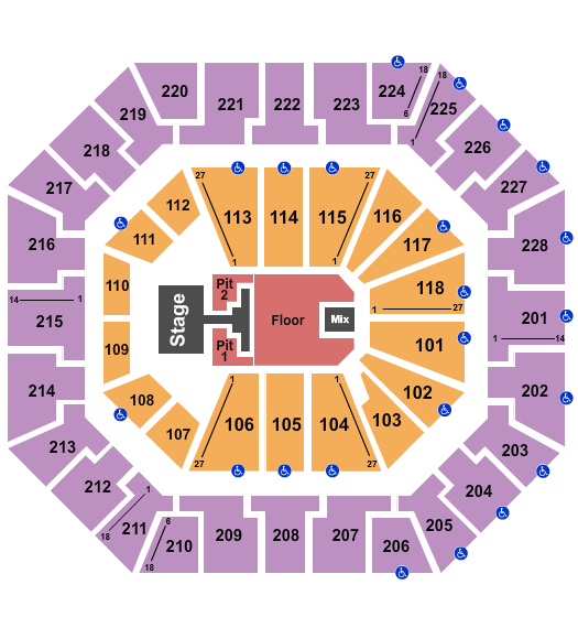 Colonial Life Arena Seating Chart: Phil Wickham