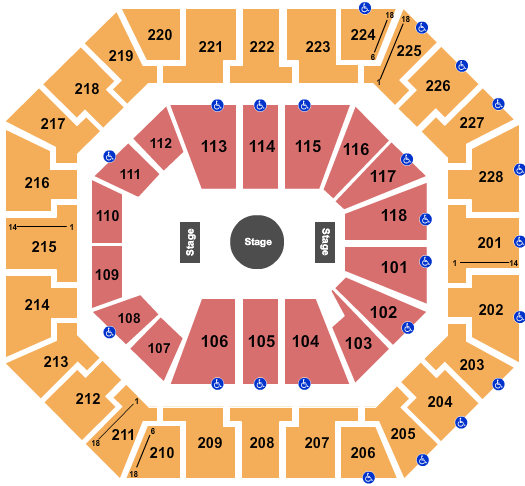 Colonial Life Arena Seating Chart: Ringling Bros Circus