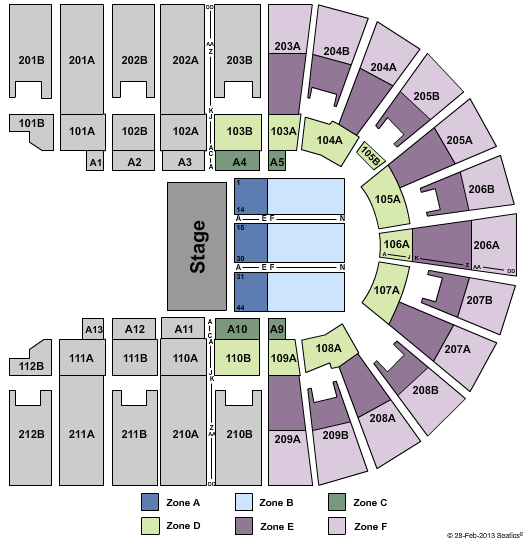 Columbus Civic Center Seating Chart