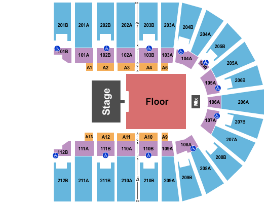 Columbus Civic Center Seating Chart: Soul Fest