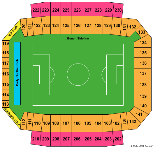 Columbus Crew Stadium Schedule 2012