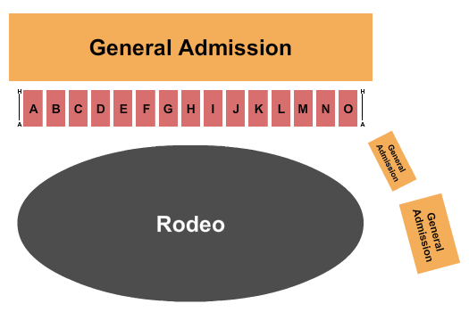 Comal County Fairgrounds Seating Chart: Rodeo