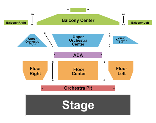 Combs High School Seating Chart: Endstage