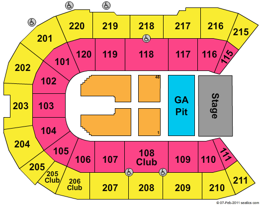 Comcast Arena At Everett Seating Chart