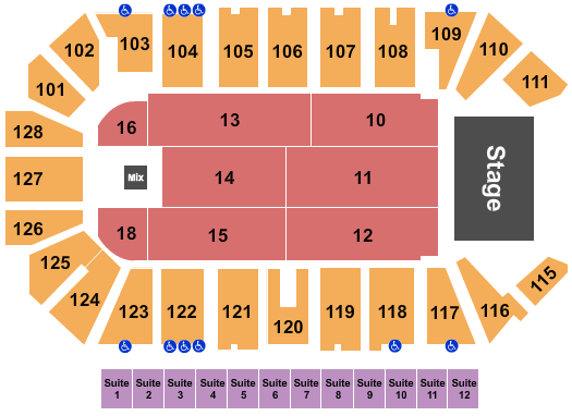 Comerica Center Seating Chart: Jeezy