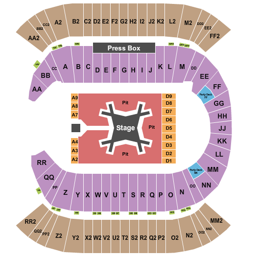 Commonwealth Stadium - Edmonton Seating Chart: Luke Combs