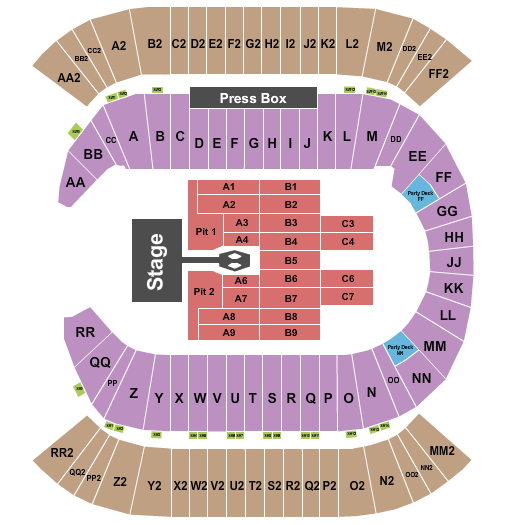 Commonwealth Stadium - Edmonton Seating Chart: Morgan Wallen