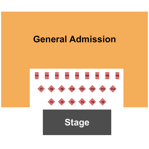 Community Beer Company Seating Chart: GA / Tables