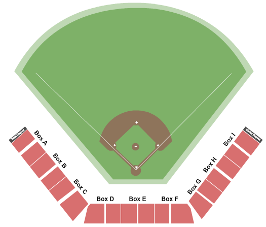 Community Field Seating Chart: Baseball