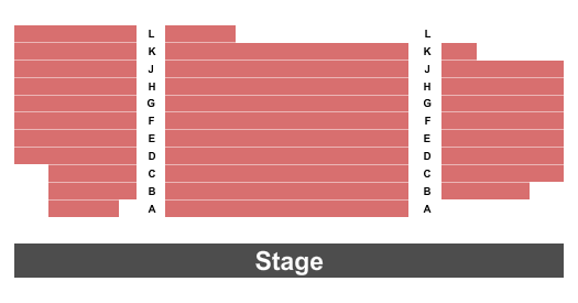 Community Players Theatre Seating Chart: End Stage