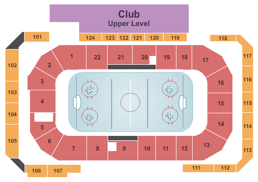 Goggin Ice Arena Seating Chart