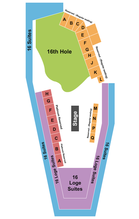 Concert in The Coliseum at TPC Scottsdale Seating Chart: Concert In The Coliseum