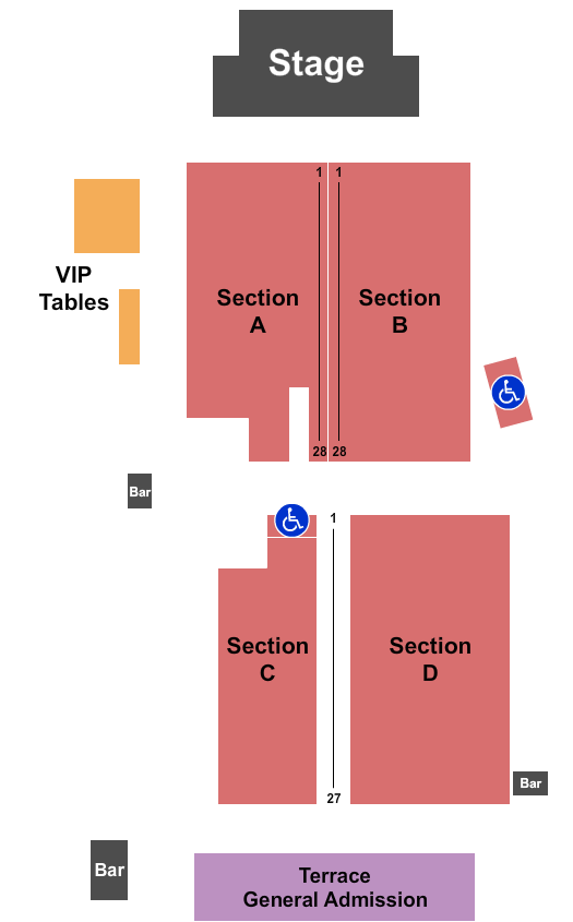 Concerts In The Park at Viejas Casino & Resort Map