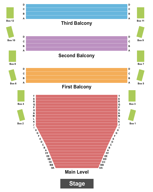 Conexus Arts Centre Seating Chart: Endstage 2