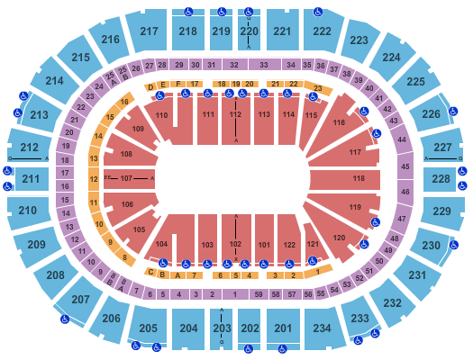 PPG Paints Arena Seating Chart