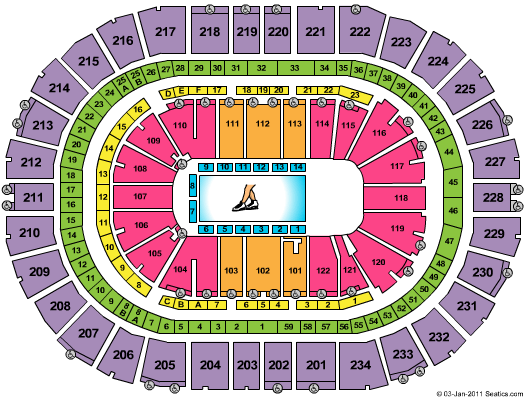 Consol Energy Center Seating Chart