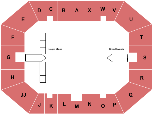 Cool Insuring Arena Seating Chart: Rodeo