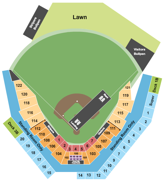 Gwinnett Field Seating Chart: Nitro Circus
