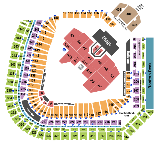 Coors Field Seating Chart: Def Leppard