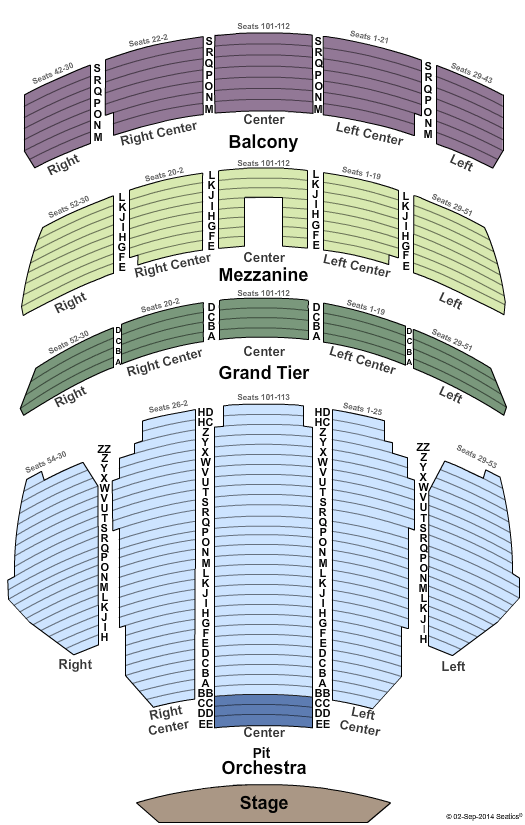 San Diego Symphony Hall Seating Chart