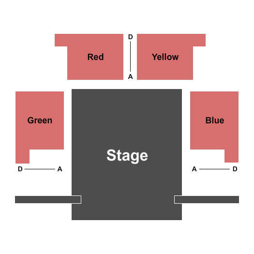 Wheelice Wilson Jr. Theatre at Coppell Arts Center Seating Chart: End Stage