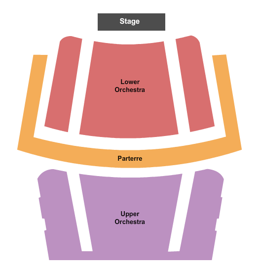 Coppell Arts Center - Main Hall Seating Chart: Endstage