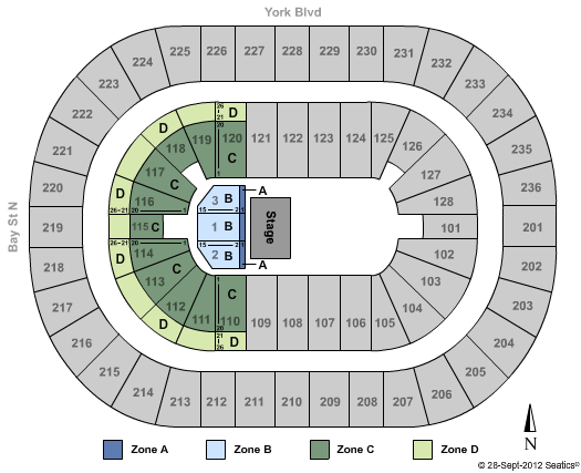 Copps Coliseum Seating Chart