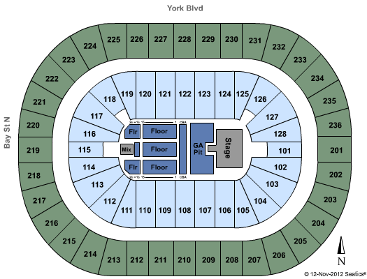 Copps Coliseum Seating Chart