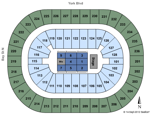 Copps Coliseum Seating Chart