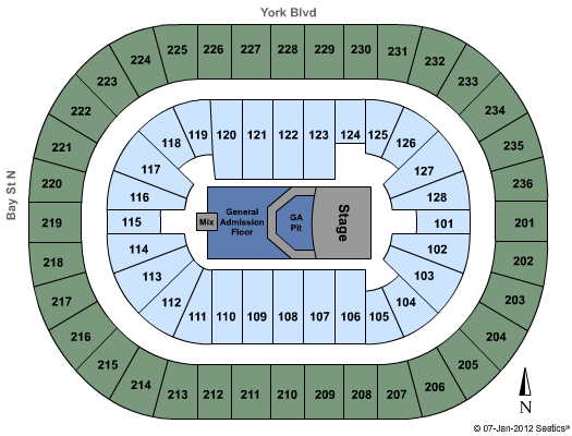 Copps Coliseum Seating Chart