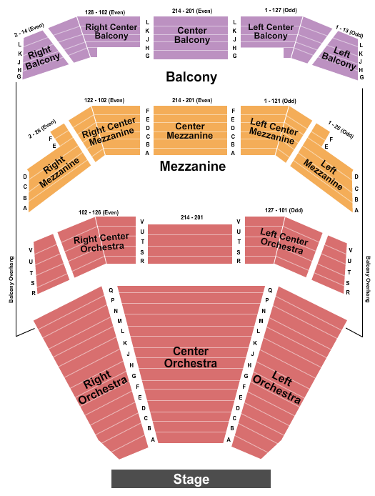 Coral Springs Center For The Arts Seating Chart: Endstage
