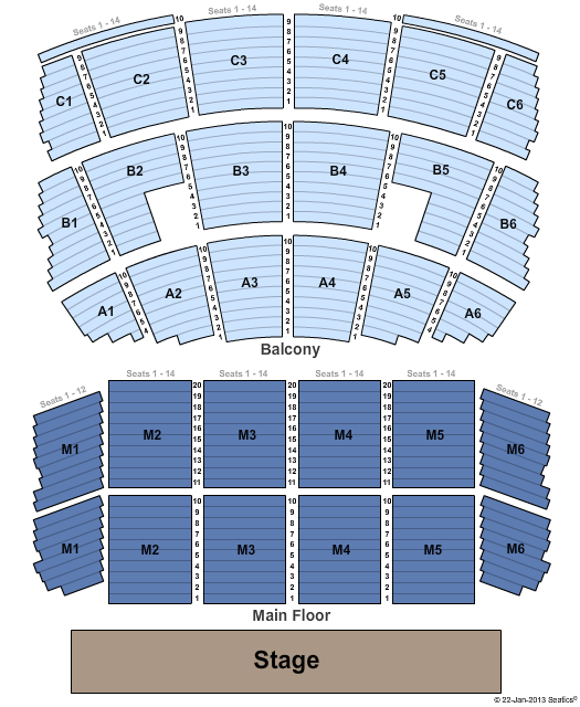 Corn Palace Seating Chart
