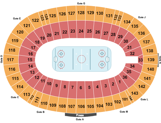 Dallas Stars Hockey Seating Chart