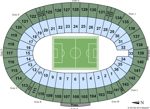 Cotton Bowl Seating Chart Soccer