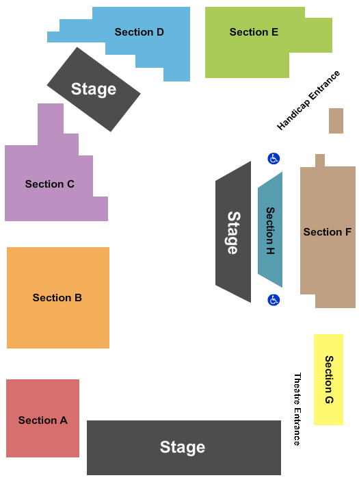 Cotton Hall Theatre Map