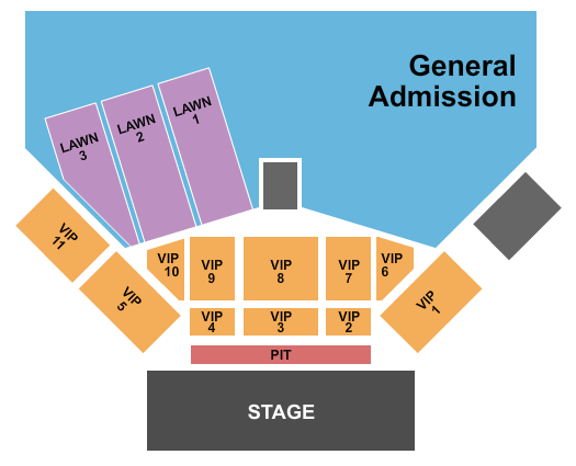 Country Jam USA - CO Seating Chart: Endstage 2