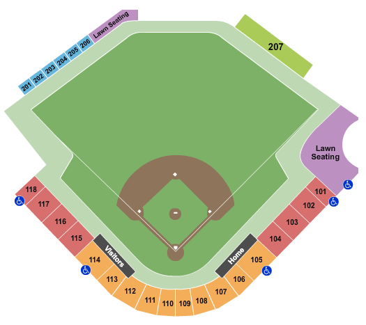 Four Winds Field Map